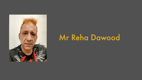 Mr Reha Dawood Testimonial